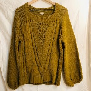 Mustard Knit Sweater